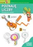 Okładka książki Poznaję liczby. Koloruję, piszę i naklejam. Marchewkowe zadania 3-6 lat