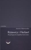 Różewicz i Herbert. Autor: Adamowska Joanna. Dadada.pl Okładka książki Różewicz i Herbert