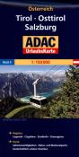 Okładka książki UrlaubsKarte ADAC. Osterreich 1:150 000