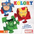 Okładka książki Avengers z puzzlami Kolory
