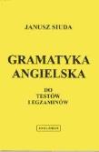 Okładka książki Gramatyka ang. do testów i egzam. (żółta) ANGLOMAN
