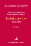 Kodeks cywilny Komentarz. Autor: Machnikowski Piotr. Dadada.pl Okładka książki Kodeks cywilny Komentarz