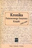 Kronika Państwowego Instytutu Książki 1945-1949. Wydawca: SBP. Dadada.pl Opakowanie Kronika Państwowego Instytutu Książki 1945-1949