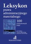 Leksykon prawa administracyjnego materialnego. Autor: Opracowanie zbiorowe. Dadada.pl Okładka książki Leksykon prawa administracyjnego materialnego
