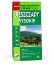 Mapa turystyczna Bieszczady Wysokie 1:50 000 WiT. Autor:   Praca zbiorowa. Dadada.pl Okładka książki Mapa turystyczna Bieszczady Wysokie 1:50 000 WiT