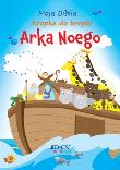 Moja Biblia kropka do kropki Arka Noego. Autor: Christina Goodings, ilustracje: Emanuela Carletti. Dadada.pl Okładka książki Moja Biblia kropka do kropki Arka Noego