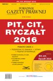 Opakowanie PIT,CIT, Ryczałt 2016