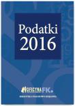 Okładka książki Podatki 2016