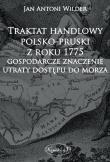 Okładka książki Traktat handlowy polsko-pruski z roku 1775