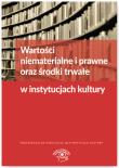 Wartości niematerialne i prawne oraz środki trwałe w instytucjach kultury. Autor: Magdziarz Grzegorz. Dadada.pl Okładka książki Wartości niematerialne i prawne oraz środki trwałe w instytucjach kultury