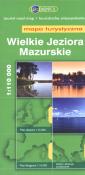 Okładka książki Wielkie Jeziora Mazurskie mapa turystyczna 1:110 000