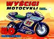 Okładka książki Wyścigi motocykli. Koloruj i naklejaj