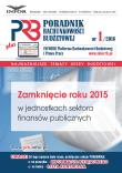 Opakowanie Zamknięcie roku 2015 w jednostkach sektora finansów publicznych
