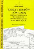 Zeszyt testów i ćwiczeń. Kwalifikacja A.36. Autor: Bożena Padurek. Dadada.pl Okładka książki Zeszyt testów i ćwiczeń. Kwalifikacja A.36