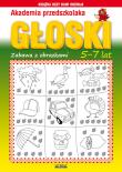 Głoski. Zabawa z obrazkami. Autor: Guzowska Beata. Dadada.pl Okładka książki Głoski. Zabawa z obrazkami