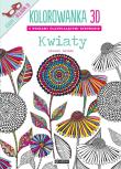 Okładka książki Kolorowanka 3D Kwiaty