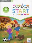 Kolorowy Start Czterolatek Karty pracy Część 1. Autor: Żaba-Żabińska Wiesława. Dadada.pl Okładka książki Kolorowy Start Czterolatek Karty pracy Część 1