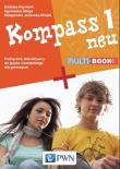 Kompass 1 neu Multibook. Autor: Reymont Elżbieta, Sibiga Agnieszka, Jezierska-Wiejak Małgorzata. Dadada.pl Okładka książki Kompass 1 neu Multibook