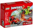 Okładka książki Lego Juniors Ninjago Starcie z wężem