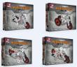 Opakowanie Metalowe konstrukcje - Motocykle mix TOY KRAFT