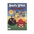 Okładka książki Odlotowe łamigłówki Angry Birds. Książeczka z naklejkami
