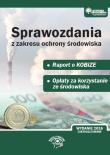 Okładka książki Sprawozdania z zakresu ochrony środowiska Raport do KOBiZE. Opłaty za korzystanie ze środowiska