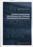 Okładka książki Studium zarządzania niematerialnymi zasobami organizacyjnymi bibliotek