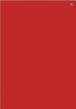 Opakowanie Teczka z gumką A4+ jednokolorowa czerwona (10szt)