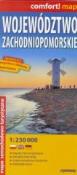 Województwo Zachodniopomorskie mapa samochodowo-turystyczna . Autor: praca zbiorowa. Dadada.pl Okładka książki Województwo Zachodniopomorskie mapa samochodowo-turystyczna