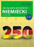 250 zagadek językowych niemiecki z kluczem. Autor: Romy Hahn. Dadada.pl Okładka książki 250 zagadek językowych niemiecki z kluczem