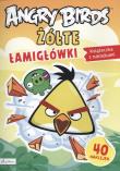 Angry Birds. Żółte łamigłówki. Autor: Opracowanie zbiorowe. Dadada.pl Okładka książki Angry Birds. Żółte łamigłówki