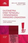 Gazometria krwi tętniczej i równowaga kwasowo-zasadowa. Autor: Japp Alan G., Iain A.M. Hennessey. Dadada.pl Okładka książki Gazometria krwi tętniczej i równowaga kwasowo-zasadowa