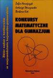 Okładka książki Konkursy matematyczne dla gimnazjum wyd. 2015