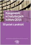 Księgowość w instytucjach kultury 2016. Autor: Magdziarz Grzegorz. Dadada.pl Okładka książki Księgowość w instytucjach kultury 2016