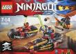 Lego Ninjago Pościg na motocyklu. Autor: Ninjago. Dadada.pl Okładka książki Lego Ninjago Pościg na motocyklu