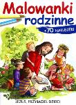 Okładka książki Malowanki rodzinne z naklejkami Jezus przyjaciel..