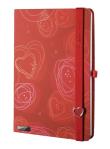 Opakowanie Notes A5 Dreamy Love czerwony kratka