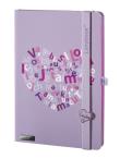 Opakowanie Notes A5 Lovestruck fioletowy kraka
