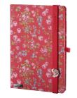Opakowanie Notes A6 Bloomy Rose czerwony kratka