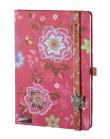 Opakowanie Notes A6 Flowers Beauty czerwony kratka