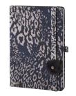 Opakowanie Notes A6 Lovely Wild Cat granat linia