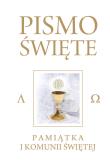 Pismo Święte Starego i Nowego Testamentu Białe Pamiątka I Komunia Świętej. Autor: ks. bp. Romaniuk Kazimierz. Dadada.pl Okładka książki Pismo Święte Starego i Nowego Testamentu Białe Pamiątka I Komunia Świętej