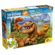 Opakowanie Puzzle dwustronne 2w1 supermaxi 108 Dobry dinozaur