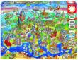 Puzzle Europejski świat 1000. Wydawca: Educa Borras. Dadada.pl Opakowanie Puzzle Europejski świat 1000