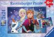 Opakowanie Puzzle Frozen Zorza polarna 2x24