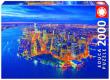 Opakowanie Puzzle Nowy York, Manhattan widok z lotu ptaka 2000