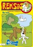 Okładka książki Reksio. Na łące. Książeczka z naklejkami
