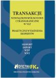 Transakcje wewnątrzwspólnotowe i transgraniczne w VAT. Autor: Nowicki Maksymilian, Kłos Piotr, Kuciński Rafał. Dadada.pl Okładka książki Transakcje wewnątrzwspólnotowe i transgraniczne w VAT
