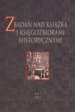 Opakowanie Z badań nas książką i księgozbiorami historycznymi Tom 9