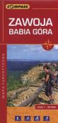Zawoja Babia Góra Mapa turystyczna 1:30 000. Wydawca: Compass. Dadada.pl Opakowanie Zawoja Babia Góra Mapa turystyczna 1:30 000